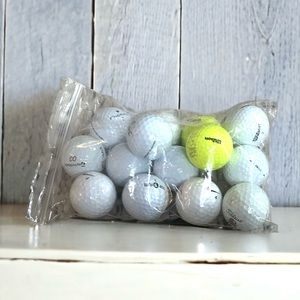 Lot of 14 Golf Balls Nike Wilson Titleist Sponge Bob‎
